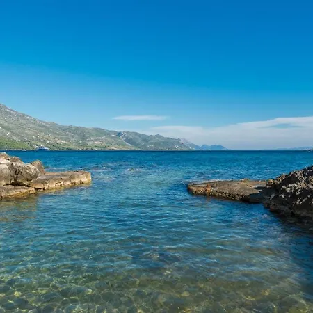 Luxury Beachfront Mare With Private Pool At The - Peljesac أوروبيتش
