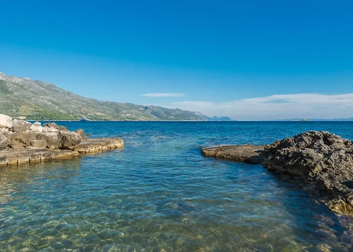 Luxury Beachfront Mare With Private Pool At The - Peljesac Orebić