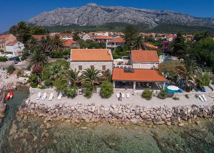 Luxury Beachfront Mare With Private Pool At The - Peljesac Villa *
